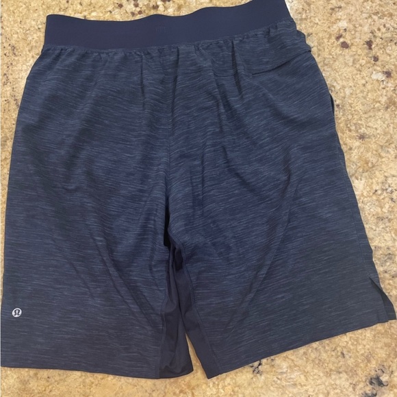 Lululemon shorts.  Size L.  Navy Blue. - Picture 2 of 3